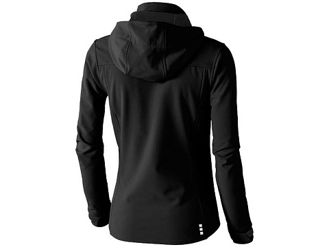 Куртка софтшел Ланглей женская, антрацит - рис 5.