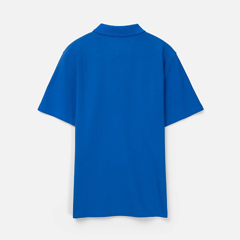 Рубашка поло унисекс Tervise, ярко-синяя - рис 3.