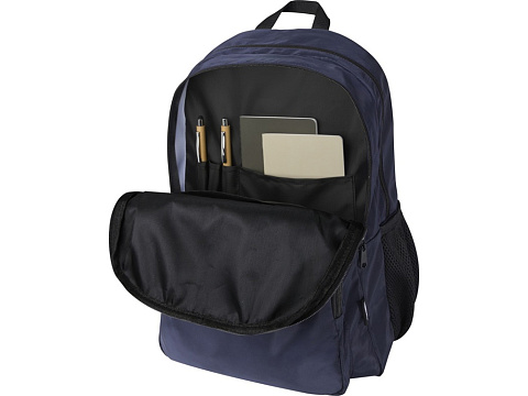 Рюкзак для ноутбука Trend Plus 15GRS из переработанного материала объемом 20 литров, темно-синий - рис 6.