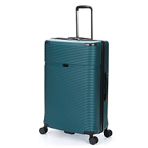 Чемодан TORBER Onego, зелёный, ABS-пластик, 79,5 х 51 х 29 см, 103 л