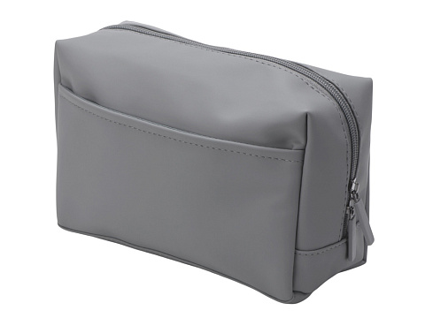 Косметичка из искусственной кожи Sofit, серый - рис 2.