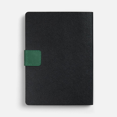 Ежедневник Boom, недатированный, черный с зеленым - рис 4.