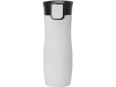 Вакуумная термокружка с кнопкой Streamline, Waterline, soft-touch, тубус, серый - рис 5.