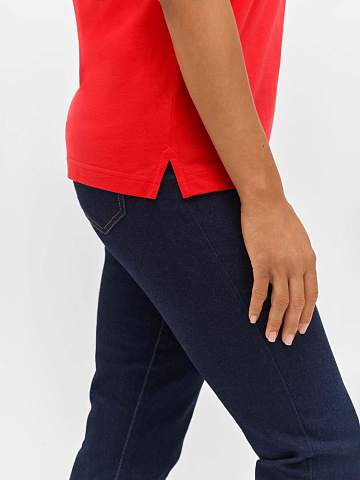 Рубашка поло унисекс Palermo, ярко-синяя с белым - рис 9.