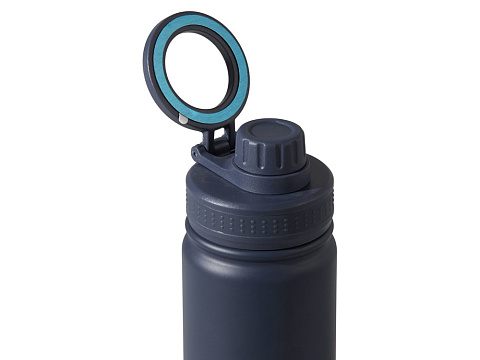 Вакуумная термобутылка с magsafe-держателем INSIDER, 600 мл, синий - рис 7.