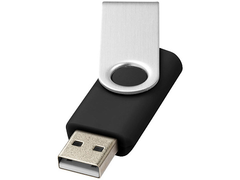 USB-флешка на 16 Гб Rotate Basic, черный