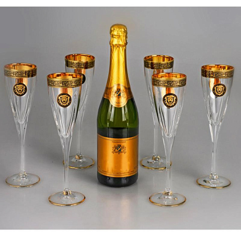 Набор бокалов для шампанского «Львиная сила»