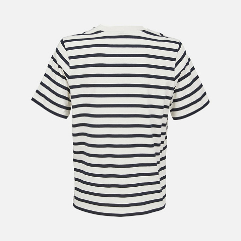 Футболка женская Legend Women, молочно-белая с темно-синим - рис 3.