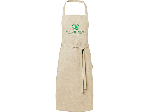 Pheebs 200 g/m2 recycled cotton apron, натуральный - рис 4.