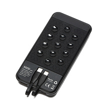 Портативное беспроводное зарядное устройство Octopus Air, 5000 mAh, черный