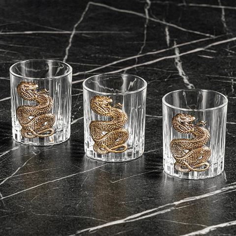 Подарочный набор стопок c штофом Мудрость Змеи - рис 4.