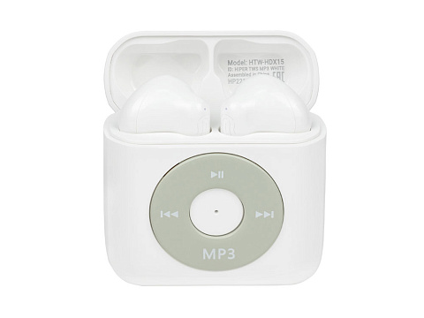 Беспроводные наушники HIPER TWS MP3 (HTW-HDX15), белый - рис 3.