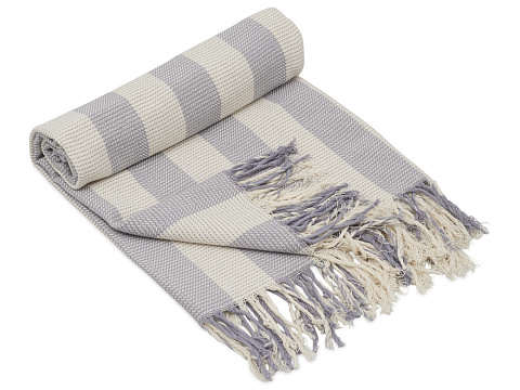 Подарочный набор c пледом, термосом, свечой и миндалем, оранжевый - рис 10.