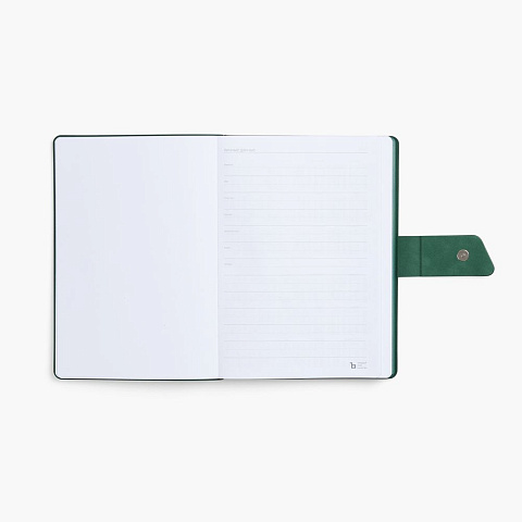 Ежедневник Boom, недатированный, черный с зеленым - рис 8.