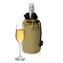 PWC CHAMP. COOLER BAG GOLD/Охладитель для бутылки шампанского Cold bubbles, золотой