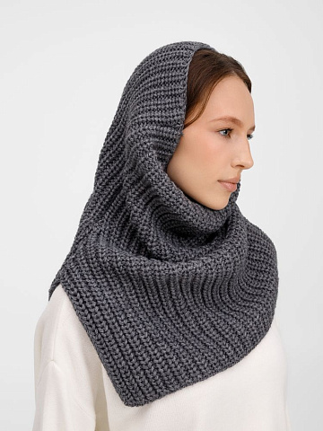 Снуд Softino, серый меланж - рис 2.