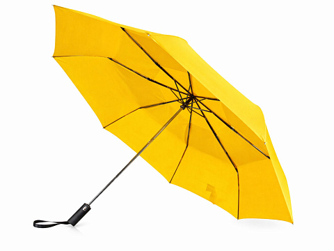 Зонт-автомат складной Кэнопи, желтый - рис 3.