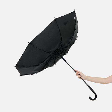 Зонт-трость Jolly Brolly, черный - рис 8.