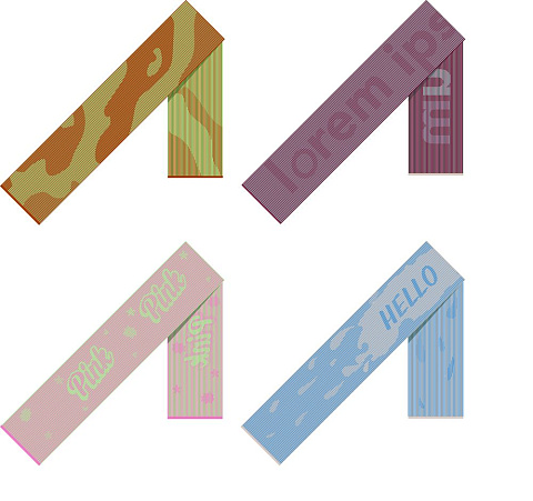 Шарф Fung XXL на заказ, полушерсть - рис 2.