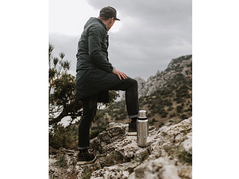 Термос для напитков, вакуумный, бытовой, тм bobber. Объем 1 литр. Артикул Flask-1000 Matte - рис 10.