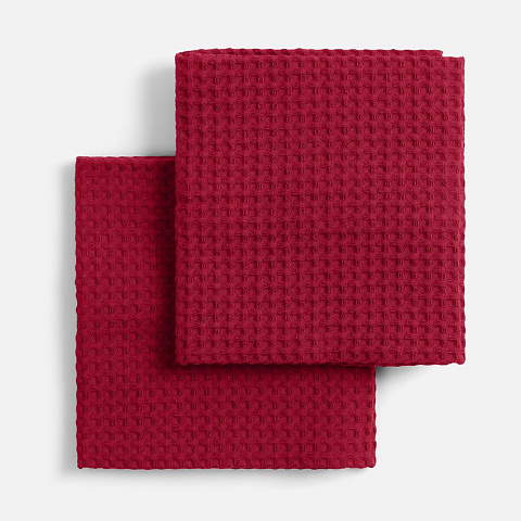 Набор кухонных полотенец Good Wipe, красный - рис 3.