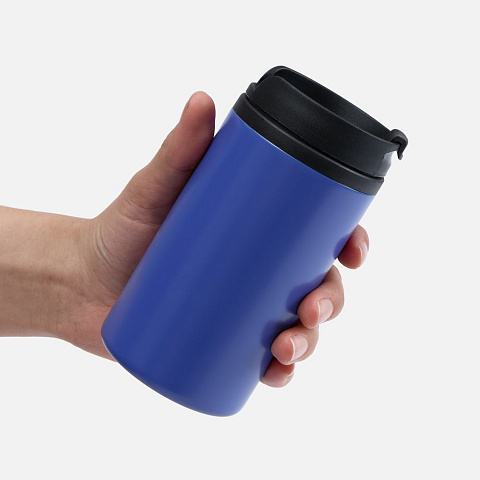 Термостакан Canella, синий матовый - рис 5.