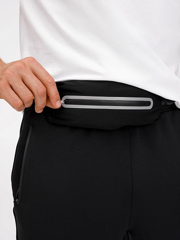 Спортивная поясная сумка Springa, черная - рис 8.