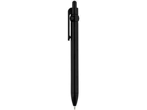Fidget шариковая ручка из переработанной пластмассы - сплошной черный - рис 2.