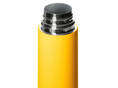 Термос Ямал Soft Touch, 500мл, желтый - рис 4.