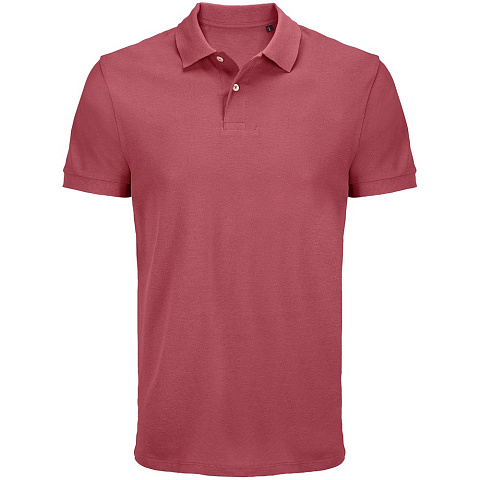 Рубашка поло унисекс Pacific, розовая (лососевая) - рис 2.