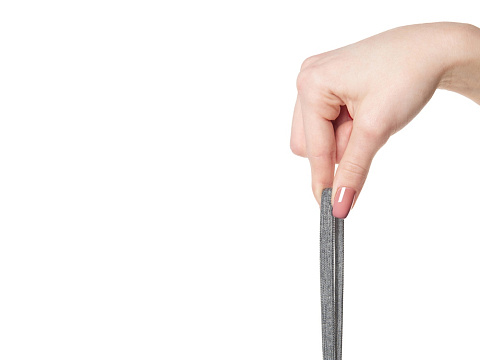 Косметичка из PVC и ткани Leony, прозрачный/темно-серый - рис 7.