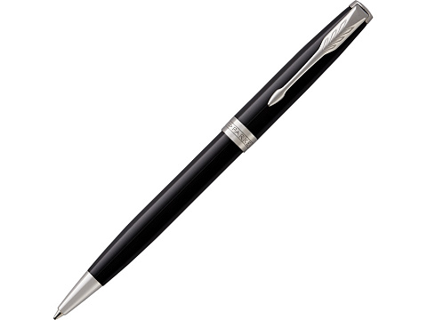 Ручка шариковая Parker Sonnet Core Black Lacquer CT, черный/серебристый