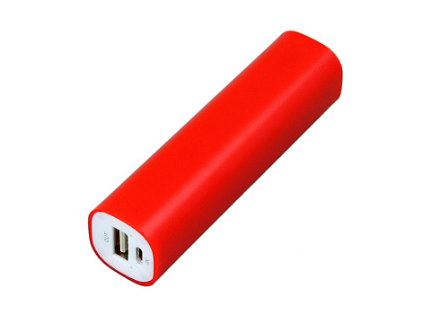 PB030 Универсальное зарядное устройство power bank  прямоугольной формы. 2600MAH. Красный