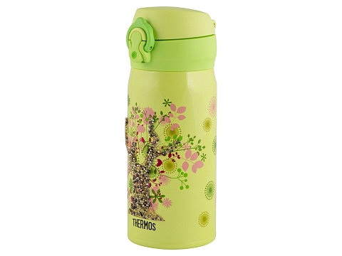 Термос из нерж. стали тм THERMOS JNL-350-SWFLOWER, голубой - рис 2.