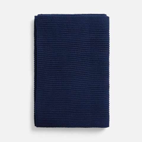 Шарф Nobilis Mono, темно-синий - рис 4.