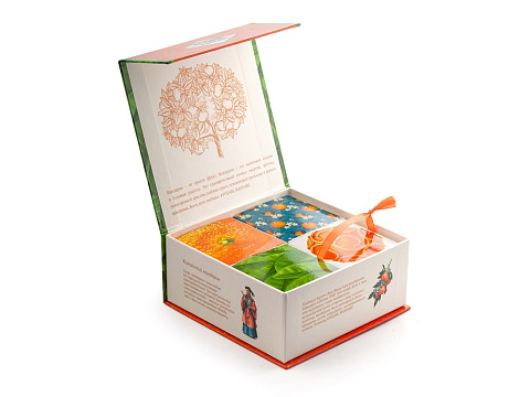 Подарочный набор с чаем и сладостями ПодариМандари (Р) - рис 2.