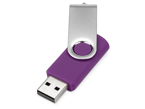 Флеш-карта USB 2.0 8 Gb Квебек, фиолетовый - рис 2.