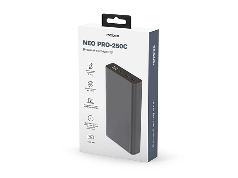 Внешний аккумулятор Rombica NEO PRO-250C Gray - рис 4.