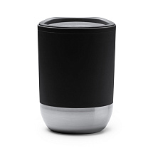 Термокружка LINDE с двойными стенками из переработанного полипропилена, черный