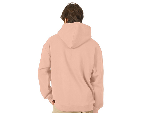 Толстовка с капюшоном оверсайз Berlin унисекс, лосось - рис 5.