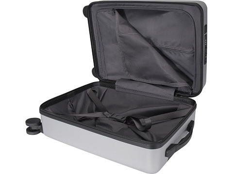 Rover Pro 20-дюймовый чемодан на колесах из материалов, переработанных согласно стандарту GRS, объемом 40 л - Серебряный - рис 5.