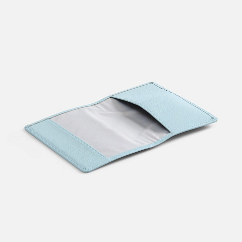 Обложка для паспорта Unison, голубая - рис 4.