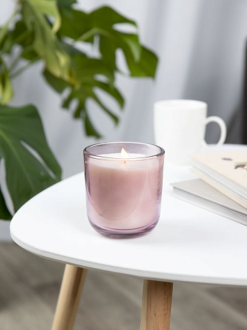 Ароматическая свеча Vitral, красный апельсин и базилик, фиолетовая - рис 6.