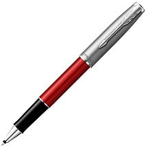 Ручка роллер Parker Sonnet T546  Red CT, стержень: F, цвет чернил: black, в подарочной упаковке