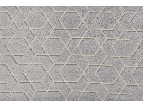 Светящийся в темноте плед Lattice серый (Р) - рис 3.