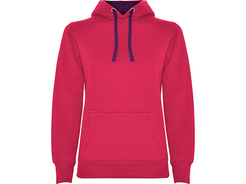 Толстовка с капюшоном Urban женская, фуксия/фиолетовый