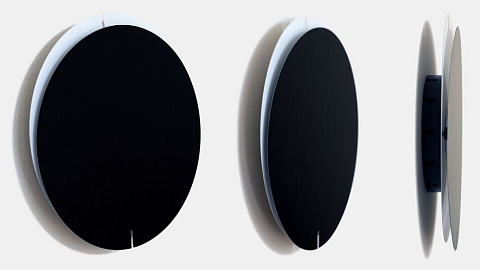 Часы настенные Melancholia Clock, черные - рис 6.