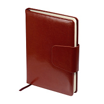Ежедневник А5 недатированный Prestige, коричневый (Р)