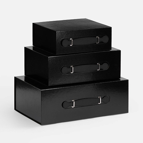 Коробка складная Holdfold, M, черная - рис 8.