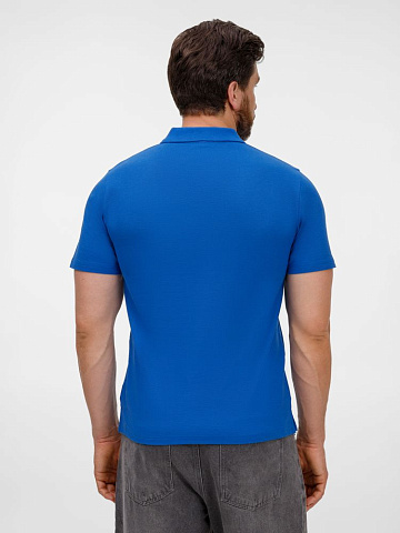 Рубашка поло унисекс Tervise, ярко-синяя - рис 7.